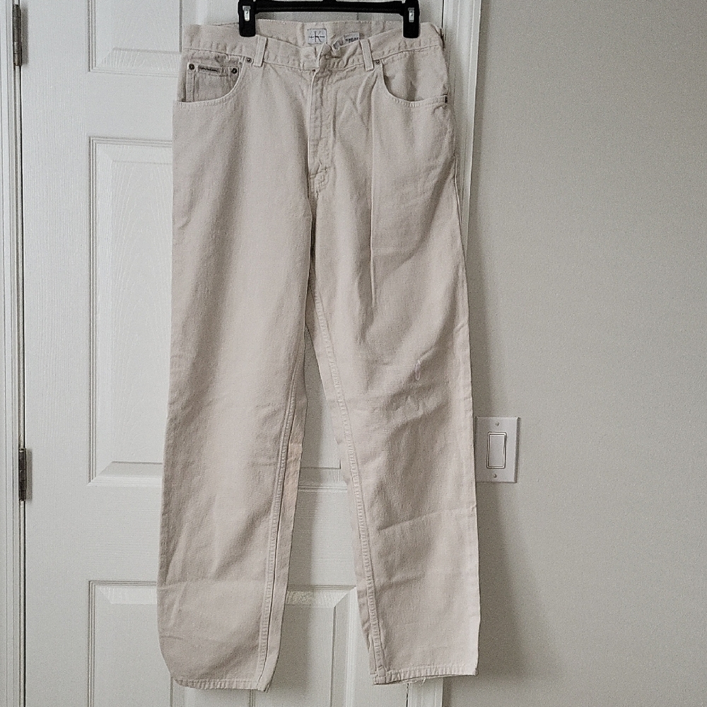 Calvin Klein Jeans Off-White Denim